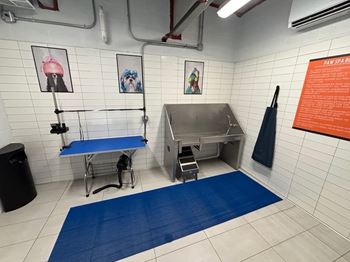 Air conditioned pet spa